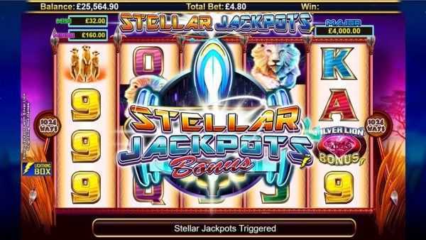 Stellar Jackpots with Serengeti Lions Stellar Jackpots with Serengeti Lions