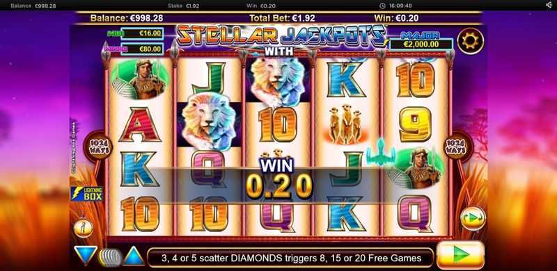 Slot Stellar Jackpots with Silver Lion