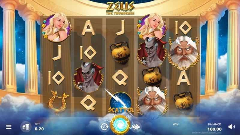 Play Zeus The Thunderer Deluxe by Mascot Gaming