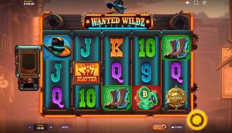 Slot Wanted Wildz Extreme