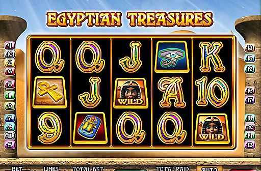 Play Egyptian Treasures by Mazooma