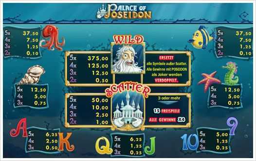 Play Palace of Poseidon by Merkur