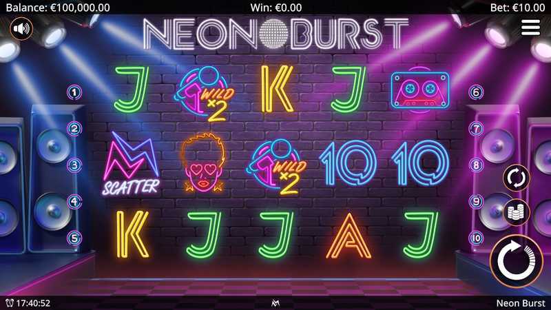 Play Neon Burst by Mobilefx