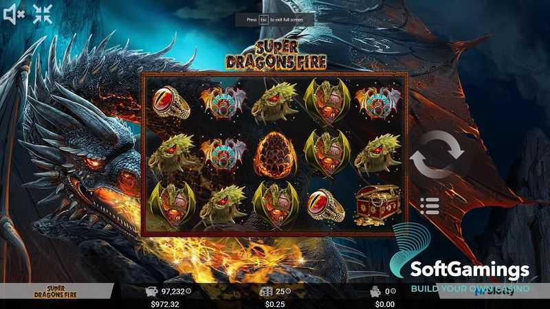 Play Super Dragons Fire by Mrslotty