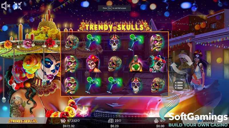 Play Trendy Skulls by Mrslotty