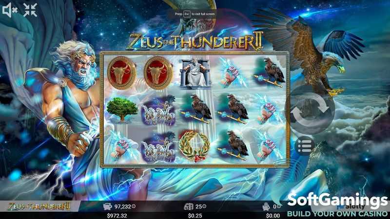 Play Zeus the Thunderer II by Mrslotty