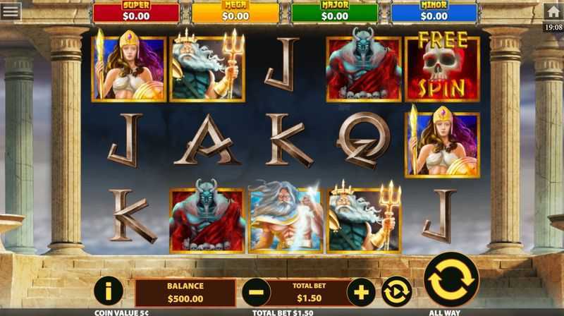 Play Temple of the Gods by Multislot