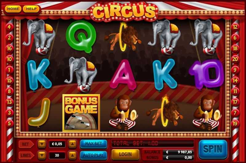 Play Circus Mania by Neogames