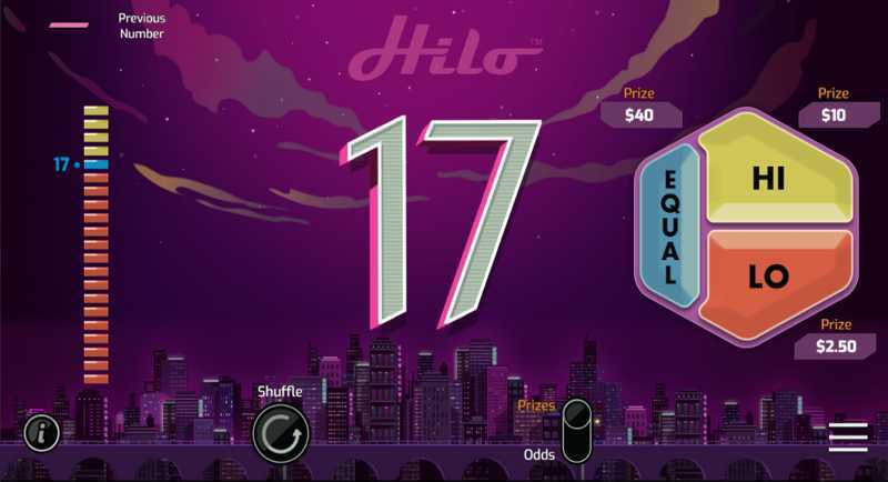 Play Hi-Lo 21 by Neogames