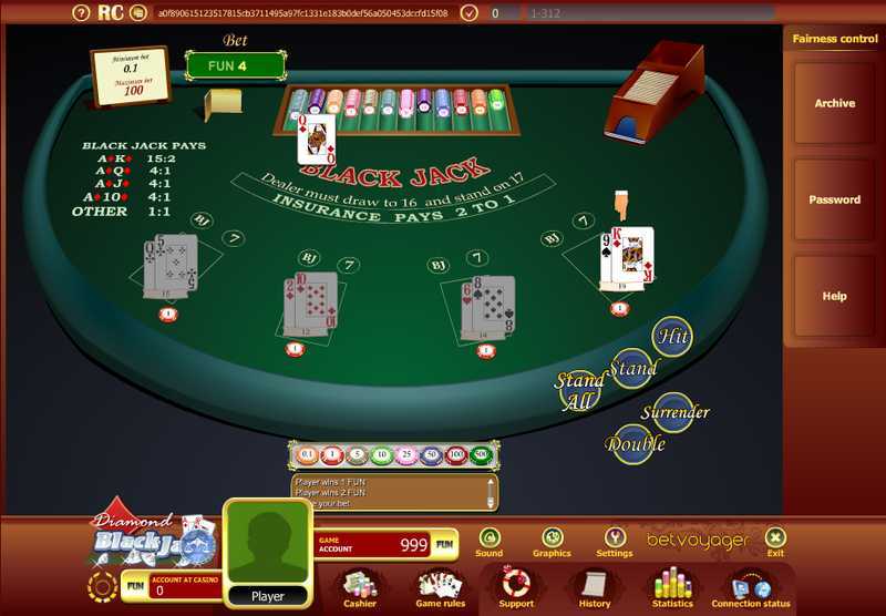 Play Blackjack Diamond by Netent