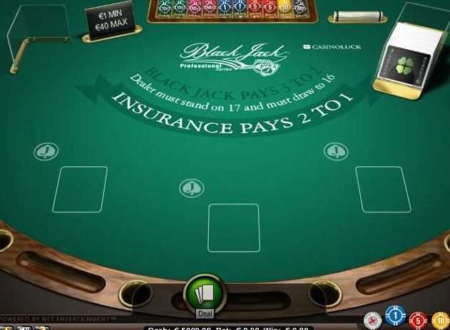 Play Blackjack Professional Series High Limit by Netent