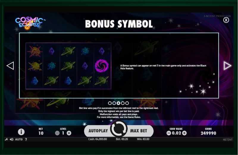 Play Cosmic Eclipse by Netent