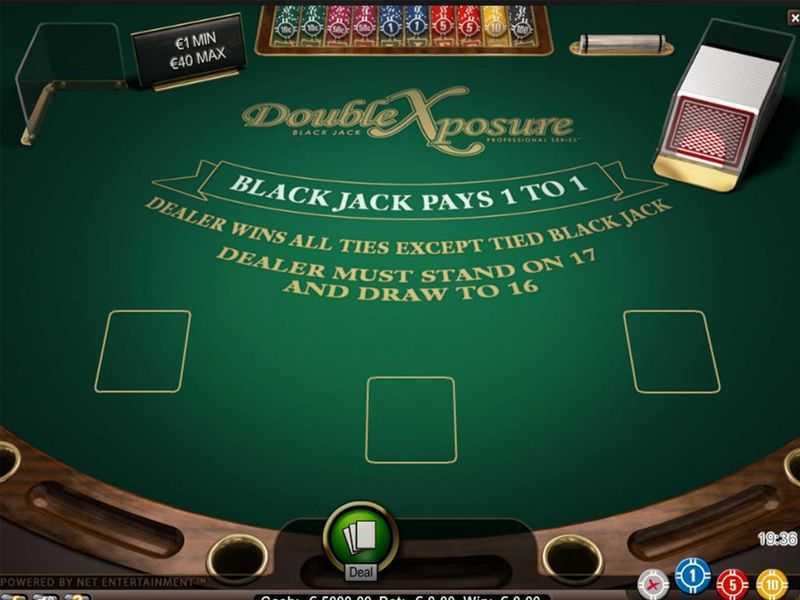 Double Exposure Blackjack Professional Series Low Limit Double Exposure Blackjack Professional Series Low Limit