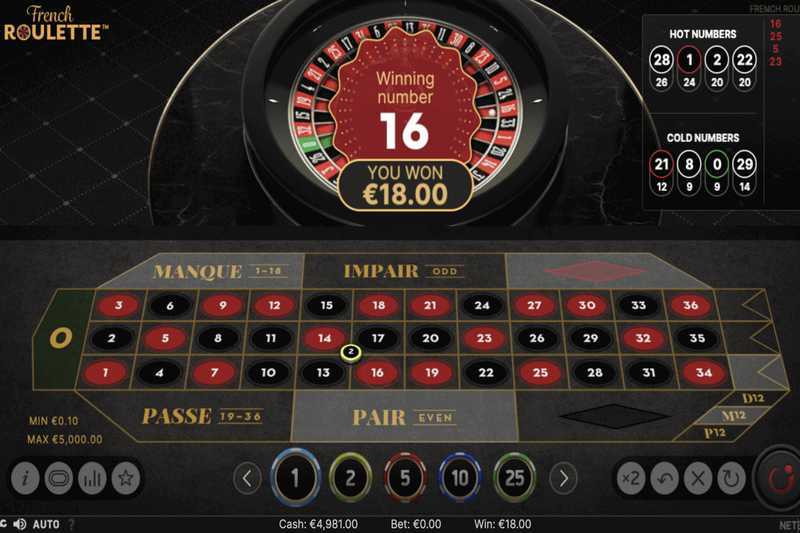 Play French Roulette High Limit by Netent