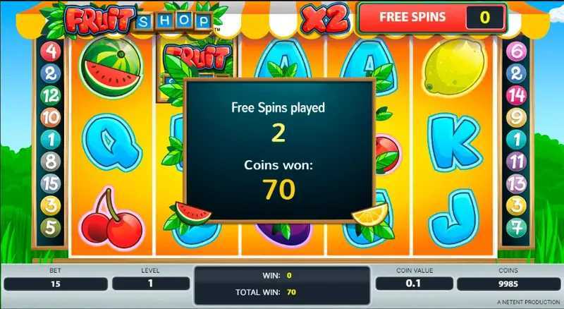 Play Fruit Spin by Netent