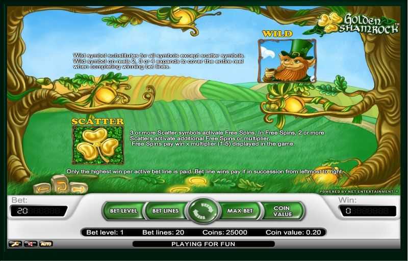 Play Golden Shamrock by Netent