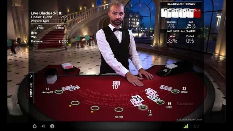 Play Live BlackJack VIP by Netent