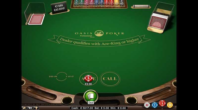 Play Oasis Poker Professional Series High Limit by Netent