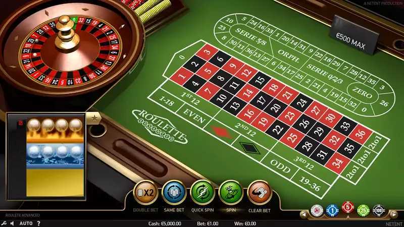 Play Roulette Advanced VIP Limit by Netent