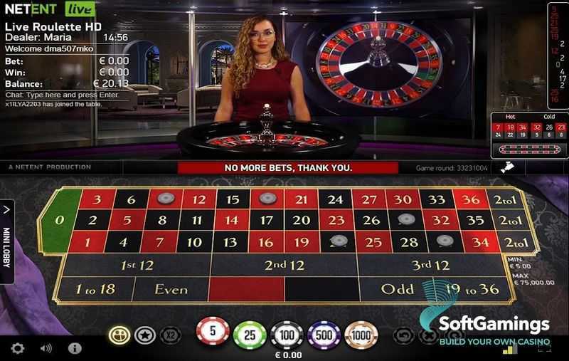 Play Roulette Pro Live by Netent