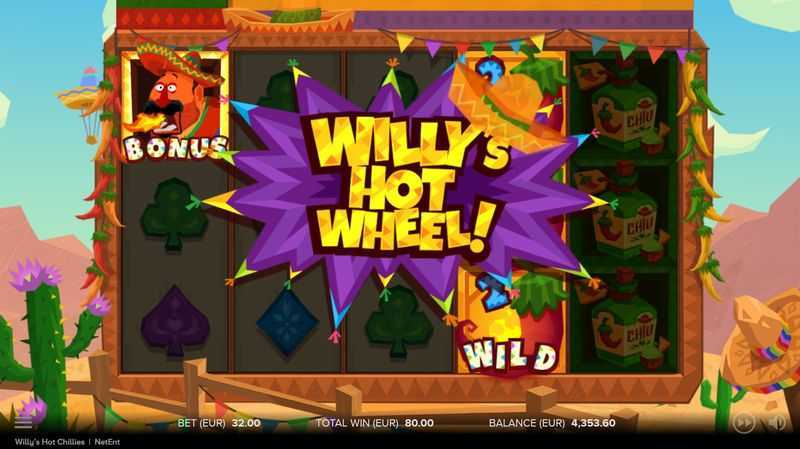 Play Willys Hot Chillies by Netent