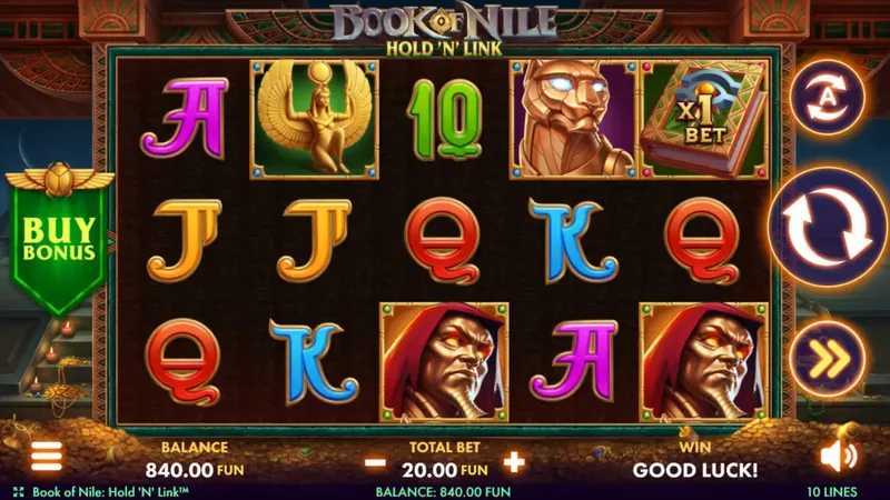 Play Book of Nile Hold n Link by Netgame