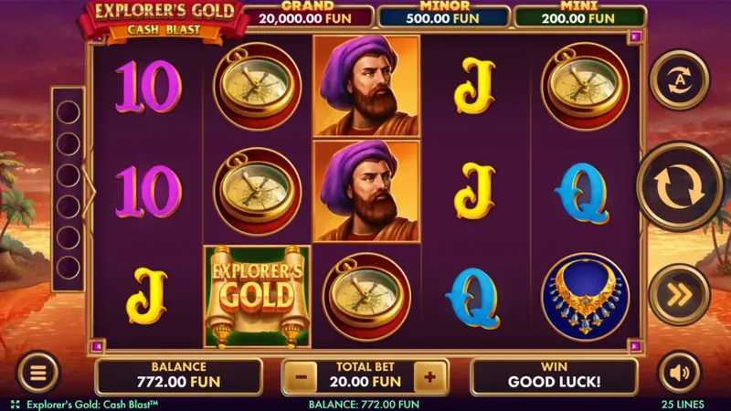 Play Explorer's Gold: Cash Blast by Netgame