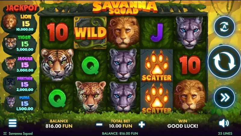 Play Savanna Squad by Netgame