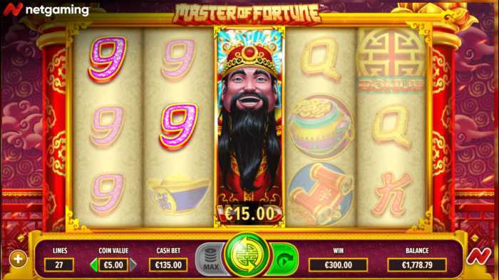 Play Master Of Fortune by Netgaming