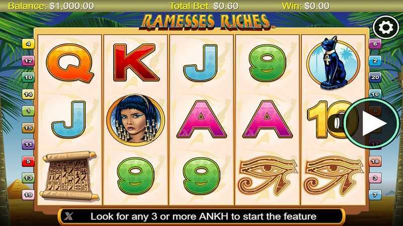 Play Ramesses Riches Mini by Nextgen