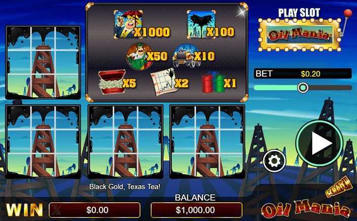 Slot Scratch Oil Mania