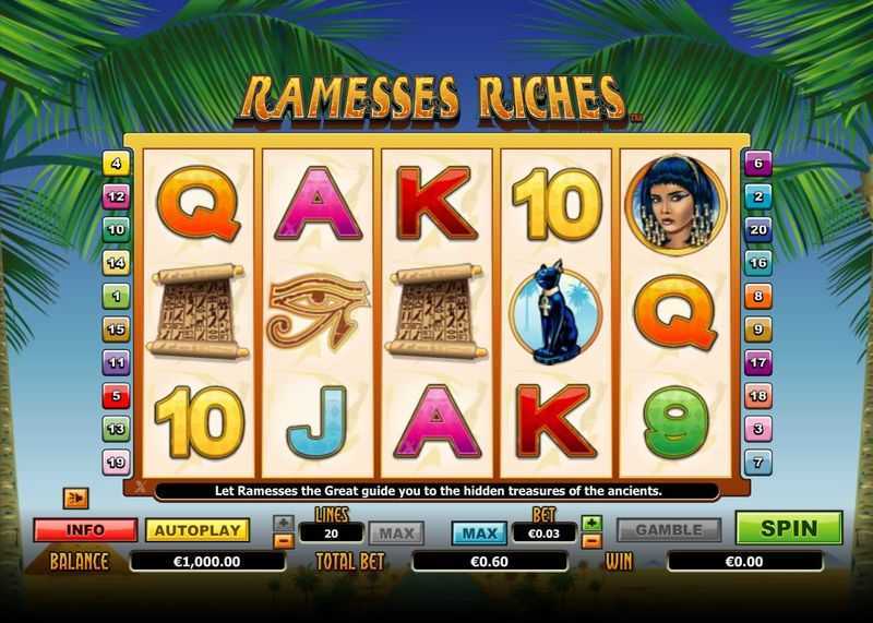 Play Scratch Ramesses Riches by Nextgen