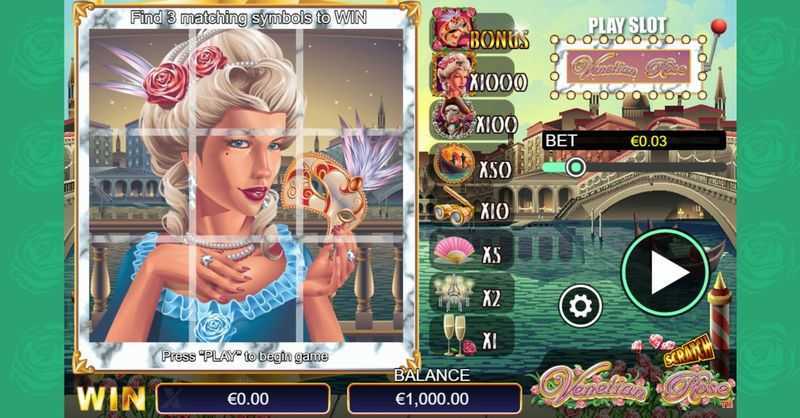 Play Scratch Venetian Rose by Nextgen