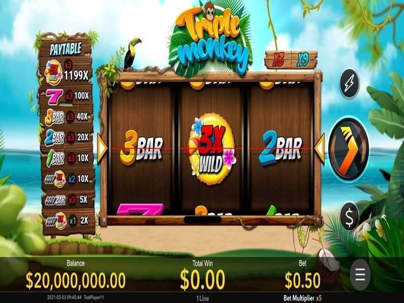 Play Triple Monkey by Nextspin