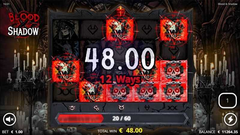 Play Blood and Shadow by Nolimit City