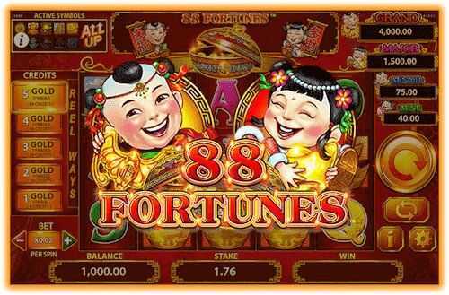 Play 88 Golden Fortunes by Onegame