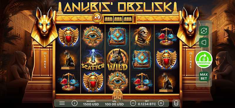 Play Anubis’ Obelisk by Onlyplay