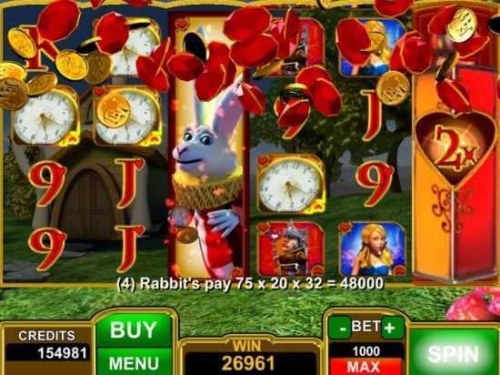 Play Alice in Wonderland by Openbet