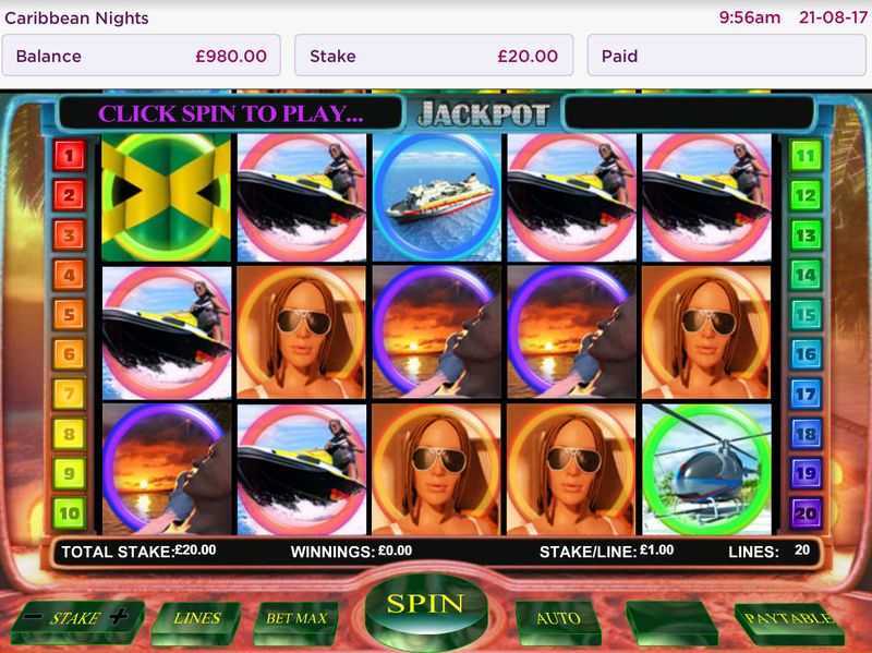 Play Caribbean Nights by Openbet