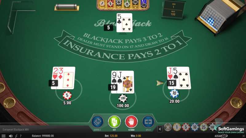 Play European Classic Blackjack MH by Oryx