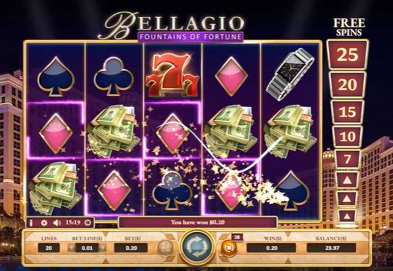 Play Bellagio Fountains of Fortune by Other