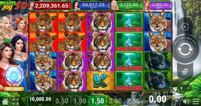 Play Beasts Joy 50 by Pateplay – A Casino Journey You Can Enjoy Online 