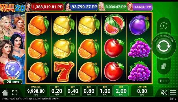 Play Fruit Boom 20 by Pateplay