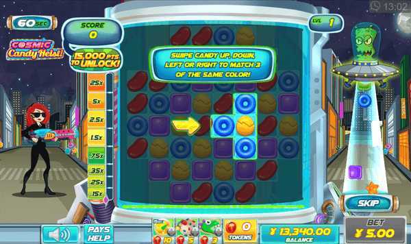 Play Cosmic Candy Heist by Pirates Gold Studios