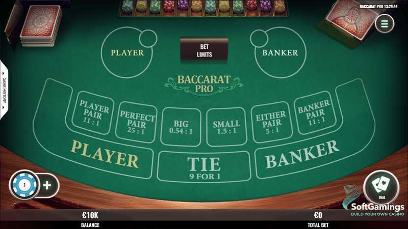 Play Baccarat Pro by Platipus