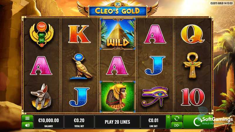 Play Cleo's Gold by Platipus