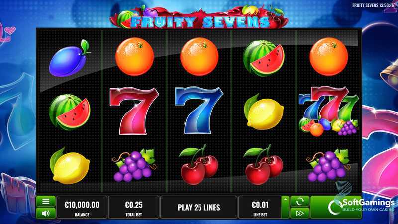 Play Fruity Sevens by Platipus