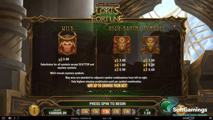 Slot Tales of Asgard Loki's Fortune