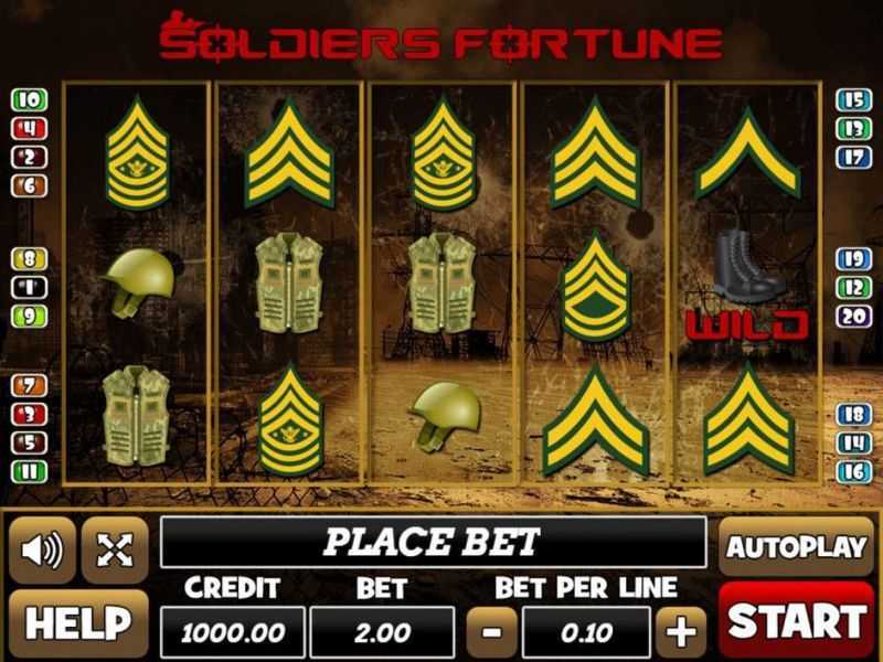 Play Soldiers Fortune by Playpearls