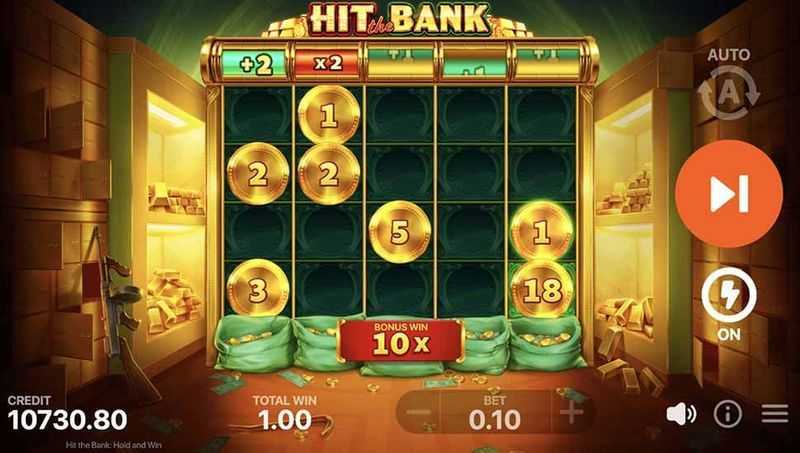 Play Hit the Bank: Hold and Win by Playson